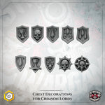 Crimson Lords Chest Ornaments