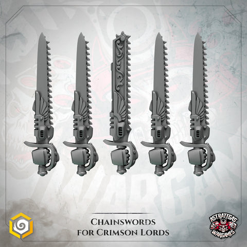 Crimson Lords Chainswords A