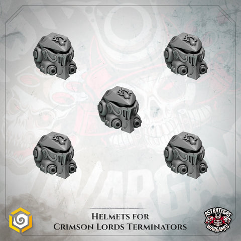 Terminator Crimson Lords Heads