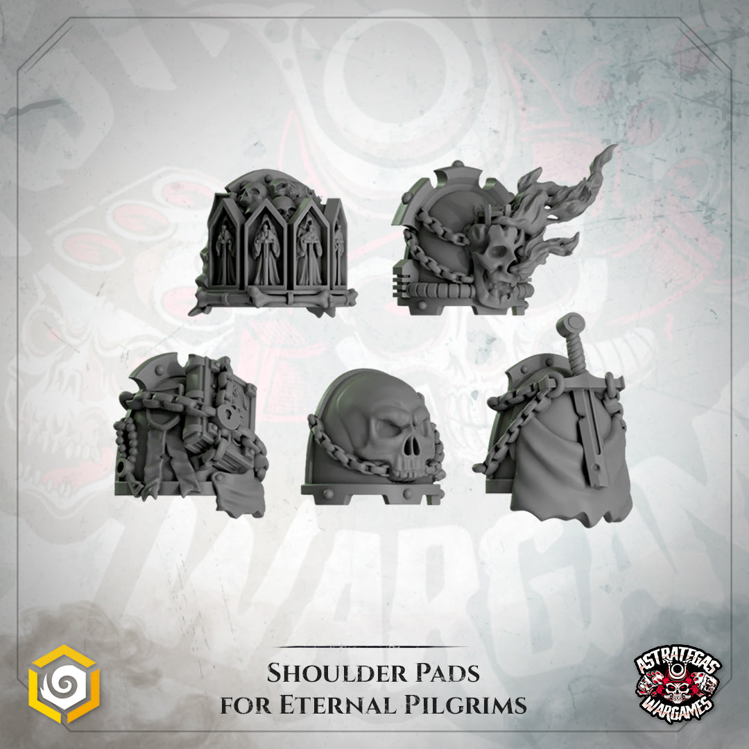Base Toppers "Eternal Pilgrims Cathedral" - Rond 50mm - Lot De 2 - Imprimés 3D Artisanal - France