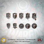 Crimson Lords Chest Ornaments