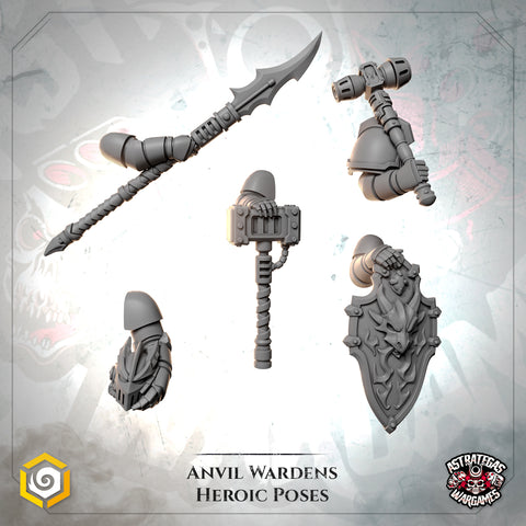 Pack poses heroicas Anvil Wardens
