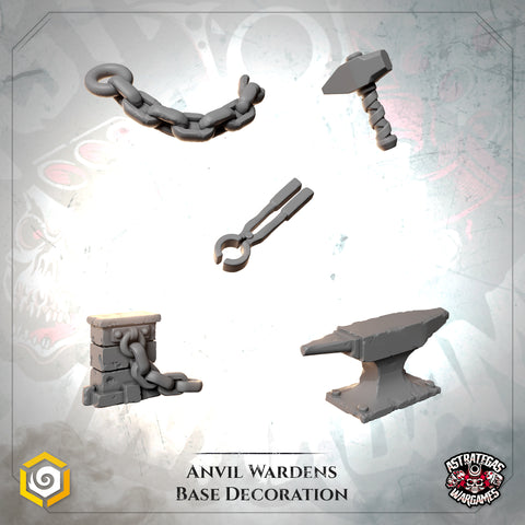 Decoración peanas Anvil Wardens B