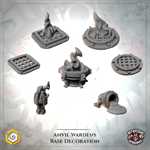 Decoración peanas Anvil Wardens A